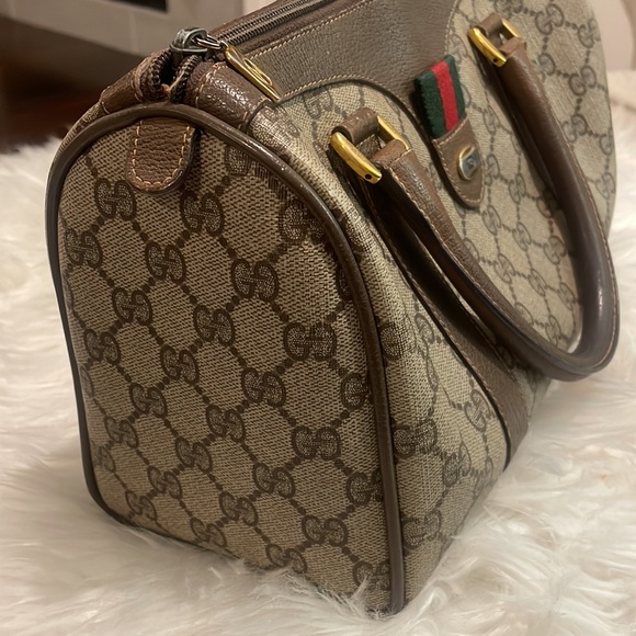Gucci Supreme GG Vintage Boston Monogram Doctors Bag - Picture 3 of 16